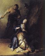 REMBRANDT Harmenszoon van Rijn Samson and Deliah oil